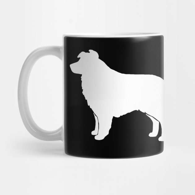 Border Collie Silhouette by Coffee Squirrel